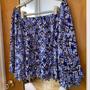 Off Shoulder Printed Top